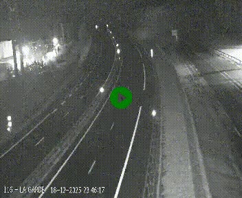 <h2>Caméra autoroute A75 à hauteur du col du rocher blanc en direction de Montpellier</h2>