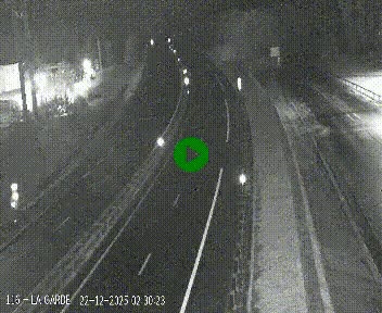 <h2>Caméra autoroute A75 à hauteur du col du rocher blanc en direction de Montpellier</h2>