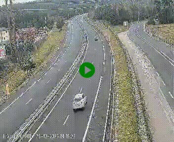 <h2>Caméra autoroute A75 à hauteur du col du rocher blanc en direction de Montpellier</h2>