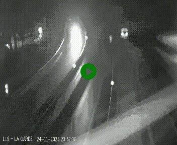 Caméra autoroute A75 à hauteur du col du rocher blanc en direction de Montpellier