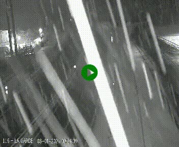 Caméra autoroute A75 à hauteur du col du rocher blanc en direction de Montpellier