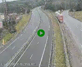 <h2>Caméra autoroute A75 à hauteur du col du rocher blanc en direction de Montpellier</h2>