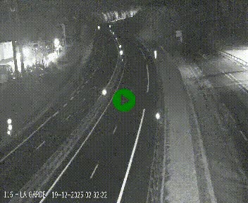 <h2>Caméra autoroute A75 à hauteur du col du rocher blanc en direction de Montpellier</h2>