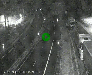 <h2>Caméra autoroute A75 à hauteur du col du rocher blanc en direction de Montpellier</h2>