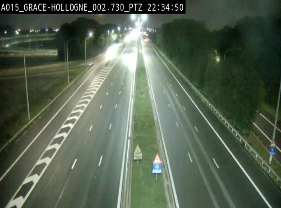 <h2>Caméra trafic Belgique - Grâce-Hollogne - E42, jonction avec A604, direction Loncin/Aéroport de Liège -  BK 3.2</h2>