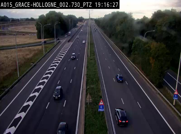 <h2>Caméra trafic Belgique - Grâce-Hollogne - E42, jonction avec A604, direction Loncin/Aéroport de Liège -  BK 3.2</h2>