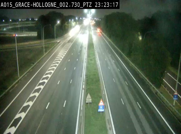 <h2>Caméra trafic Belgique - Grâce-Hollogne - E42, jonction avec A604, direction Loncin/Aéroport de Liège -  BK 3.2</h2>
