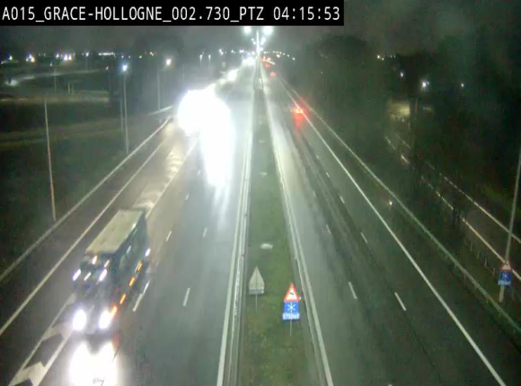 Caméra trafic Belgique - Grâce-Hollogne - E42, jonction avec A604, direction Loncin/Aéroport de Liège - BK 3.2