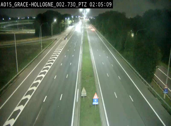 <h2>Caméra trafic Belgique - Grâce-Hollogne - E42, jonction avec A604, direction Loncin/Aéroport de Liège -  BK 3.2</h2>