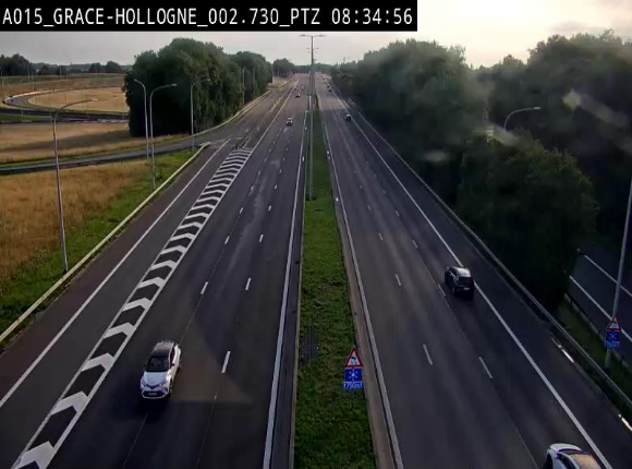 <h2>Caméra trafic Belgique - Grâce-Hollogne - E42, jonction avec A604, direction Loncin/Aéroport de Liège -  BK 3.2</h2>