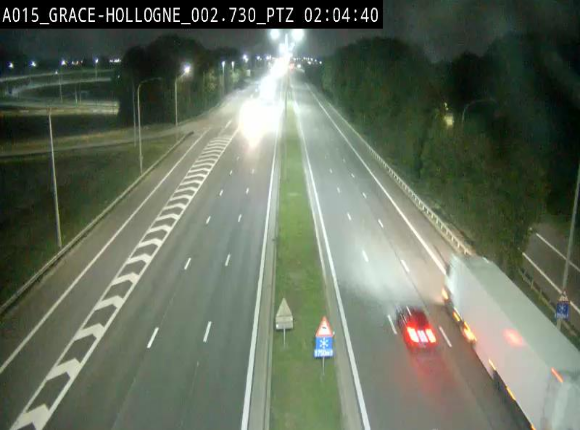 <h2>Caméra trafic Belgique - Grâce-Hollogne - E42, jonction avec A604, direction Loncin/Aéroport de Liège -  BK 3.2</h2>