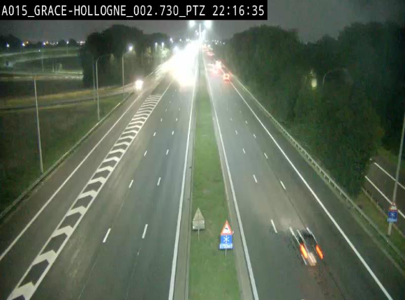 Caméra trafic Belgique - Grâce-Hollogne - E42, jonction avec A604, direction Loncin/Aéroport de Liège -  BK 3.2