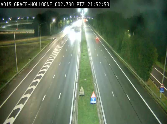 <h2>Caméra trafic Belgique - Grâce-Hollogne - E42, jonction avec A604, direction Loncin/Aéroport de Liège -  BK 3.2</h2>