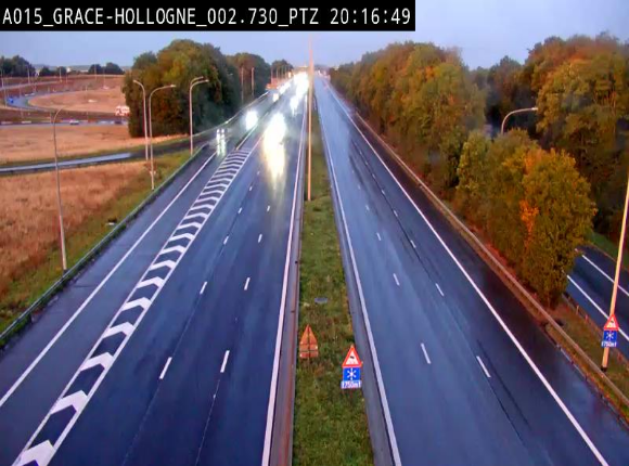 <h2>Caméra trafic Belgique - Grâce-Hollogne - E42, jonction avec A604, direction Loncin/Aéroport de Liège -  BK 3.2</h2>