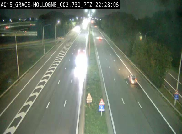 Caméra trafic Belgique - Grâce-Hollogne - E42, jonction avec A604, direction Loncin/Aéroport de Liège -  BK 3.2