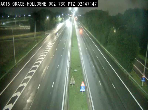 <h2>Caméra trafic Belgique - Grâce-Hollogne - E42, jonction avec A604, direction Loncin/Aéroport de Liège -  BK 3.2</h2>