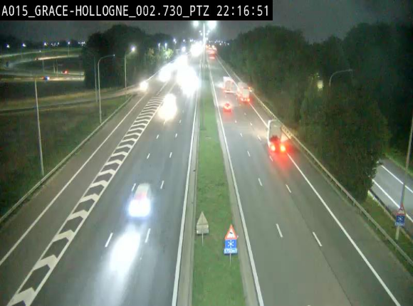 <h2>Caméra trafic Belgique - Grâce-Hollogne - E42, jonction avec A604, direction Loncin/Aéroport de Liège -  BK 3.2</h2>