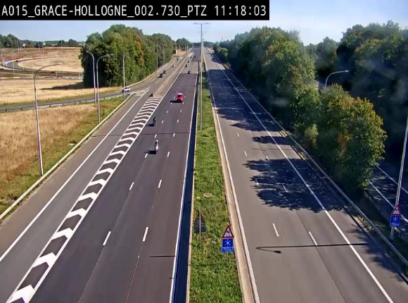 <h2>Caméra trafic Belgique - Grâce-Hollogne - E42, jonction avec A604, direction Loncin/Aéroport de Liège -  BK 3.2</h2>