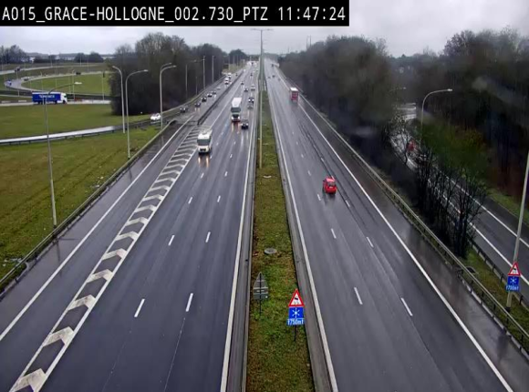 <h2>Caméra trafic Belgique - Grâce-Hollogne - E42, jonction avec A604, direction Loncin/Aéroport de Liège -  BK 3.2</h2>