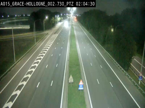 <h2>Caméra trafic Belgique - Grâce-Hollogne - E42, jonction avec A604, direction Loncin/Aéroport de Liège -  BK 3.2</h2>