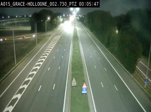 <h2>Caméra trafic Belgique - Grâce-Hollogne - E42, jonction avec A604, direction Loncin/Aéroport de Liège -  BK 3.2</h2>