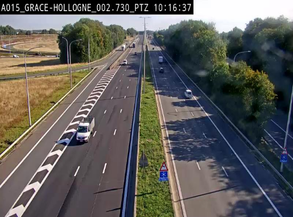 <h2>Caméra trafic Belgique - Grâce-Hollogne - E42, jonction avec A604, direction Loncin/Aéroport de Liège -  BK 3.2</h2>