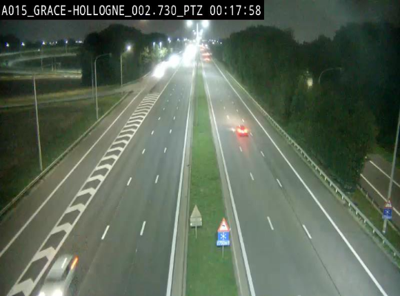 <h2>Caméra trafic Belgique - Grâce-Hollogne - E42, jonction avec A604, direction Loncin/Aéroport de Liège -  BK 3.2</h2>