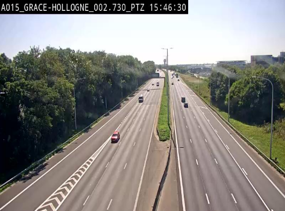 <h2>Caméra trafic Belgique - Grâce-Hollogne - E42, jonction avec A604, direction Loncin/Aéroport de Liège -  BK 3.2</h2>
