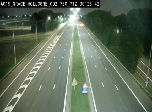 <h2>Caméra trafic Belgique - Grâce-Hollogne - E42, jonction avec A604, direction Loncin/Aéroport de Liège -  BK 3.2</h2>