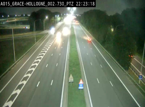 <h2>Caméra trafic Belgique - Grâce-Hollogne - E42, jonction avec A604, direction Loncin/Aéroport de Liège -  BK 3.2</h2>