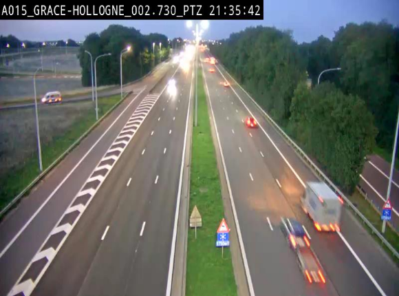 <h2>Caméra trafic Belgique - Grâce-Hollogne - E42, jonction avec A604, direction Loncin/Aéroport de Liège -  BK 3.2</h2>