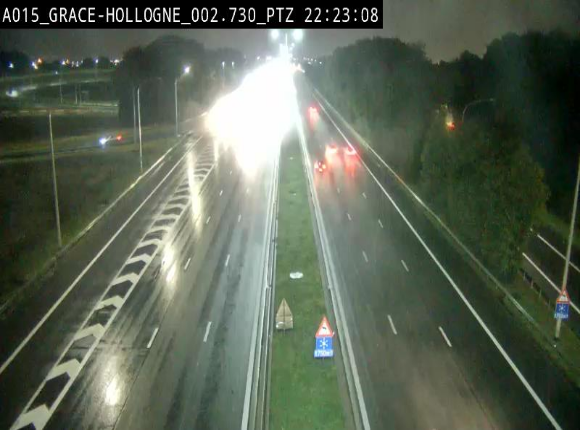 <h2>Caméra trafic Belgique - Grâce-Hollogne - E42, jonction avec A604, direction Loncin/Aéroport de Liège -  BK 3.2</h2>