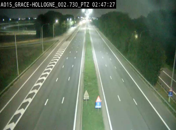 <h2>Caméra trafic Belgique - Grâce-Hollogne - E42, jonction avec A604, direction Loncin/Aéroport de Liège -  BK 3.2</h2>