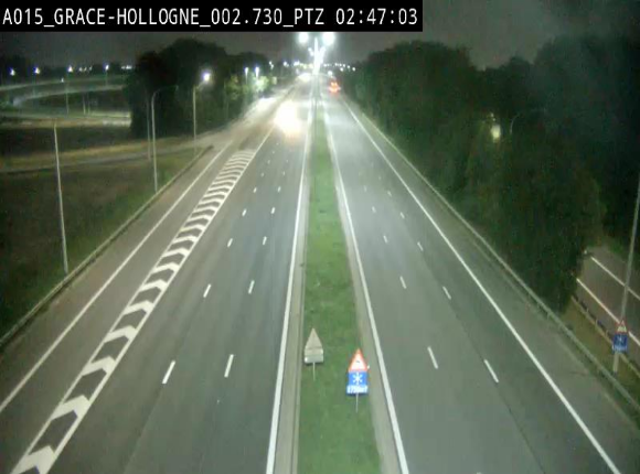 <h2>Caméra trafic Belgique - Grâce-Hollogne - E42, jonction avec A604, direction Loncin/Aéroport de Liège -  BK 3.2</h2>