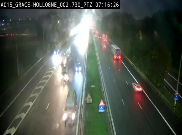 <h2>Caméra trafic Belgique - Grâce-Hollogne - E42, jonction avec A604, direction Loncin/Aéroport de Liège -  BK 3.2</h2>