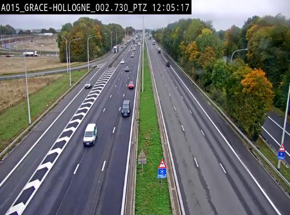 <h2>Caméra trafic Belgique - Grâce-Hollogne - E42, jonction avec A604, direction Loncin/Aéroport de Liège -  BK 3.2</h2>