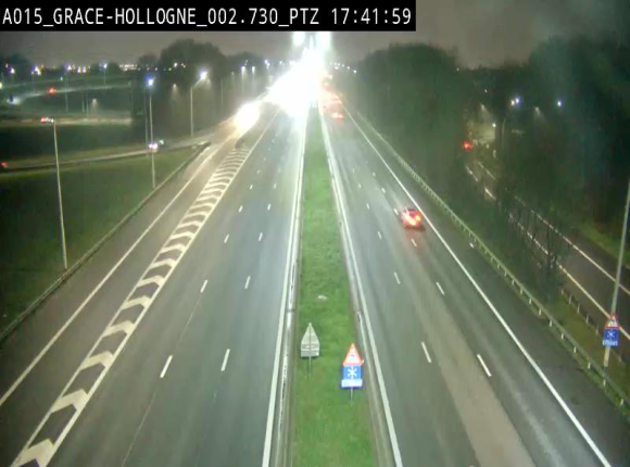 Caméra trafic Belgique - Grâce-Hollogne - E42, jonction avec A604, direction Loncin/Aéroport de Liège - BK 3.2