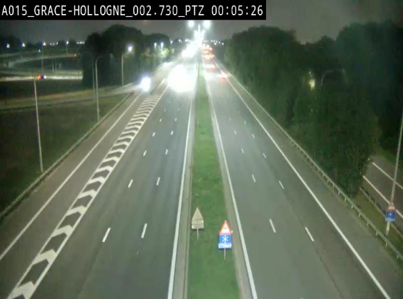 <h2>Caméra trafic Belgique - Grâce-Hollogne - E42, jonction avec A604, direction Loncin/Aéroport de Liège -  BK 3.2</h2>