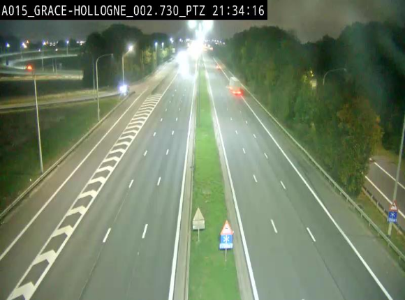<h2>Caméra trafic Belgique - Grâce-Hollogne - E42, jonction avec A604, direction Loncin/Aéroport de Liège -  BK 3.2</h2>