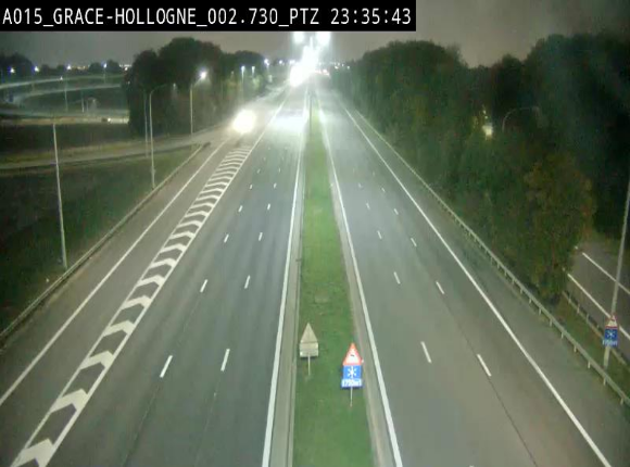 <h2>Caméra trafic Belgique - Grâce-Hollogne - E42, jonction avec A604, direction Loncin/Aéroport de Liège -  BK 3.2</h2>