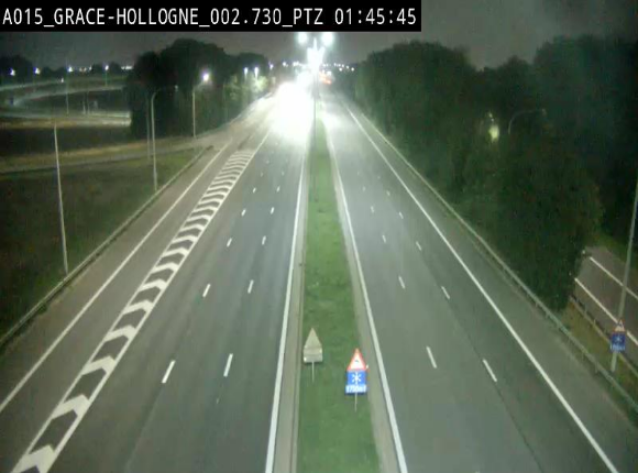 <h2>Caméra trafic Belgique - Grâce-Hollogne - E42, jonction avec A604, direction Loncin/Aéroport de Liège -  BK 3.2</h2>