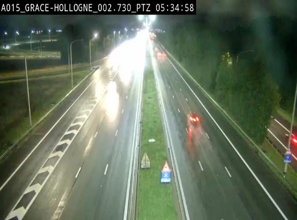<h2>Caméra trafic Belgique - Grâce-Hollogne - E42, jonction avec A604, direction Loncin/Aéroport de Liège -  BK 3.2</h2>