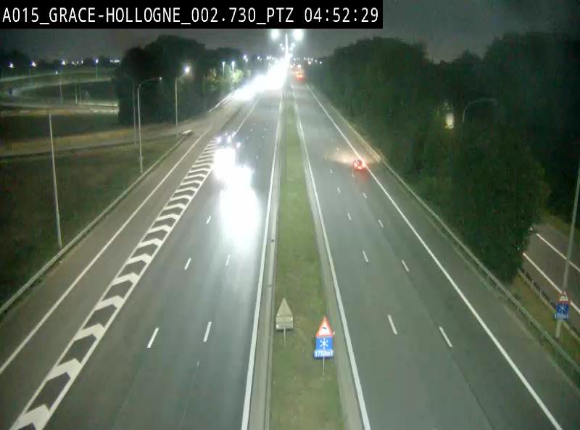 Caméra trafic Belgique - Grâce-Hollogne - E42, jonction avec A604, direction Loncin/Aéroport de Liège -  BK 3.2