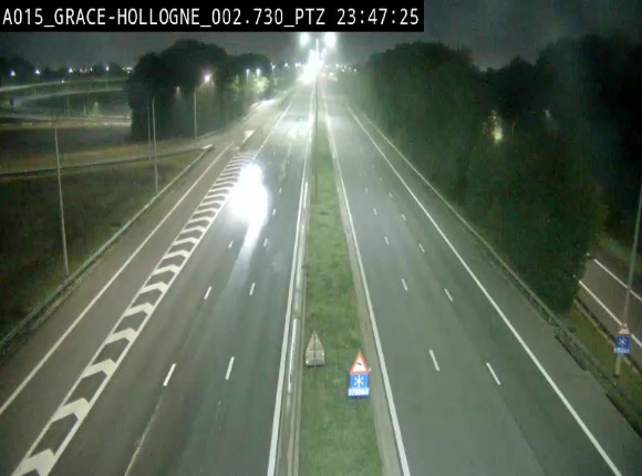 Caméra trafic Belgique - Grâce-Hollogne - E42, jonction avec A604, direction Loncin/Aéroport de Liège -  BK 3.2