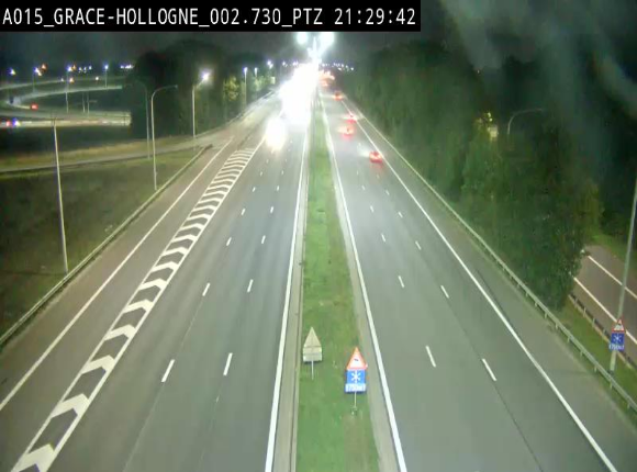 <h2>Caméra trafic Belgique - Grâce-Hollogne - E42, jonction avec A604, direction Loncin/Aéroport de Liège -  BK 3.2</h2>
