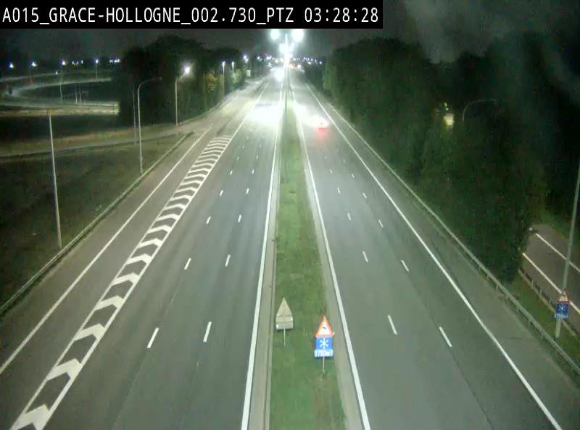 <h2>Caméra trafic Belgique - Grâce-Hollogne - E42, jonction avec A604, direction Loncin/Aéroport de Liège -  BK 3.2</h2>