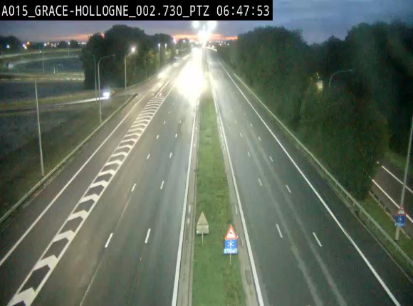 <h2>Caméra trafic Belgique - Grâce-Hollogne - E42, jonction avec A604, direction Loncin/Aéroport de Liège -  BK 3.2</h2>