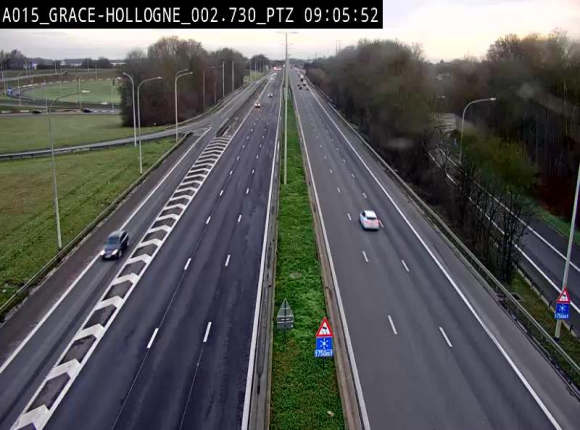 Caméra trafic Belgique - Grâce-Hollogne - E42, jonction avec A604, direction Loncin/Aéroport de Liège -  BK 3.2
