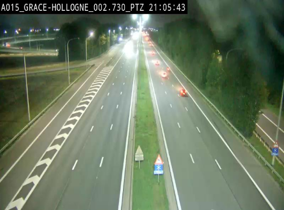 <h2>Caméra trafic Belgique - Grâce-Hollogne - E42, jonction avec A604, direction Loncin/Aéroport de Liège -  BK 3.2</h2>