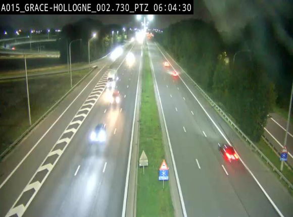 <h2>Caméra trafic Belgique - Grâce-Hollogne - E42, jonction avec A604, direction Loncin/Aéroport de Liège -  BK 3.2</h2>